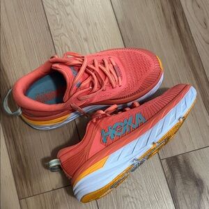 Hoka Bondi 7 Coral Women's Running Shoes